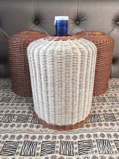 Чехол плетеный на бутыль, корзина плетеная