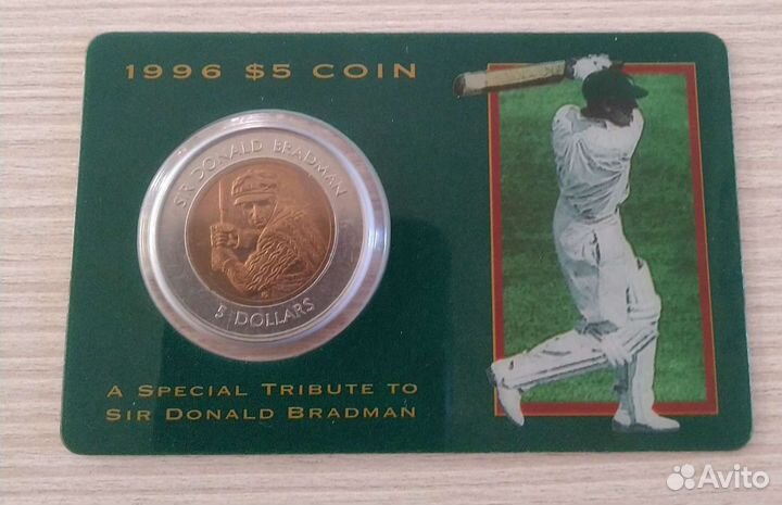 5 долларов Австралия (биметалл) в блистерной упако