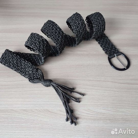 Пояс макраме