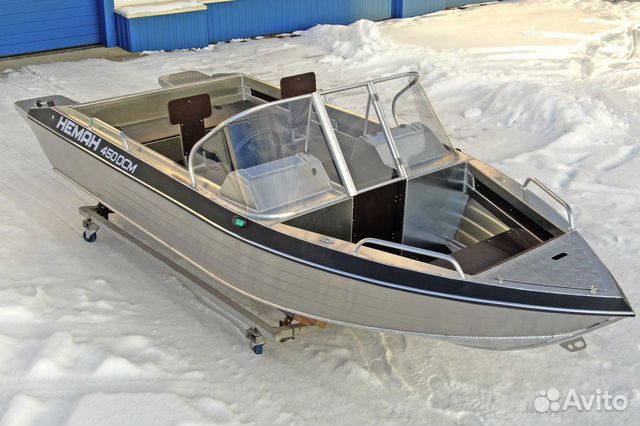 Новая лодка Неман 450 DCM алюминиевая в наличии