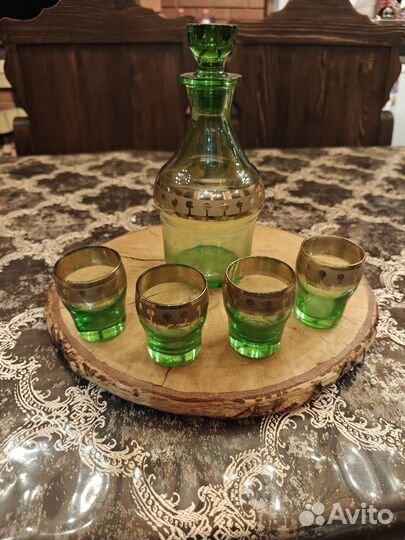 Графин и рюмки СССР