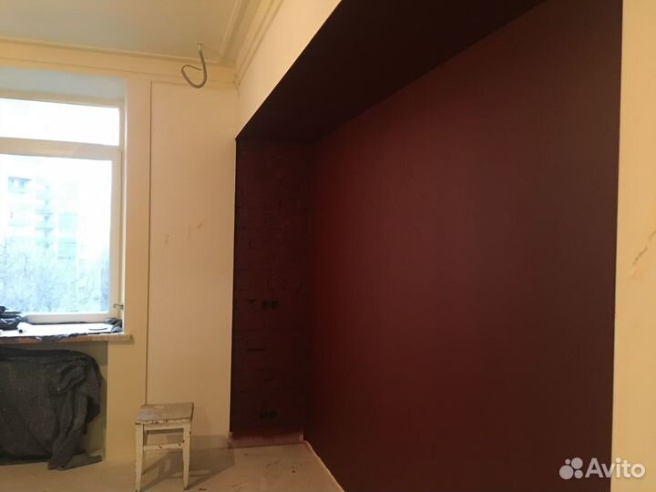 Покраска стен, ремонт квартир, поклейка обоев