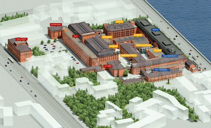 Офисное помещение 718.90 кв.м 3 этаж