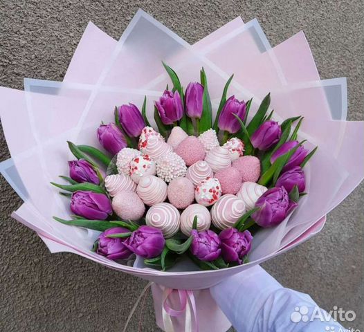 Вкусный букет из клубники