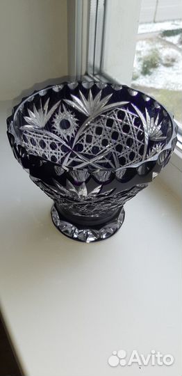 Хрустальная конфетница Гусь-Хрустальный Новая