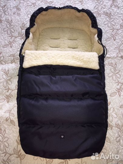 Конверт в коляску/санки на овчине Zaffiro, зима