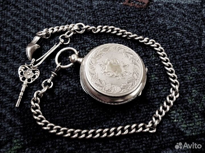 Серебряные часы Д. Булахтин и четвертой репетир