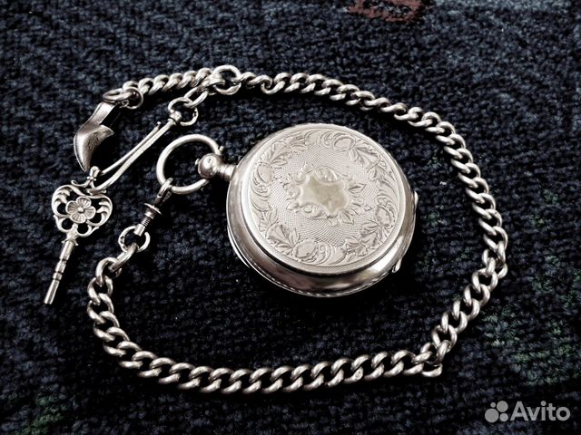 Серебряные часы Д. Булахтин и четвертой репетир