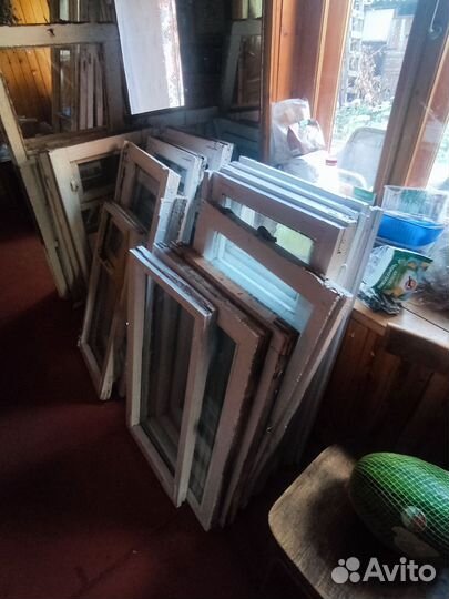 Деревянные оконные рамы бу