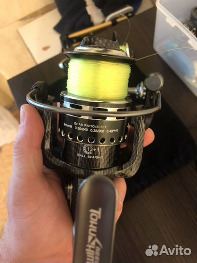 Tokushima рыболовная катушка HK 14-осевая