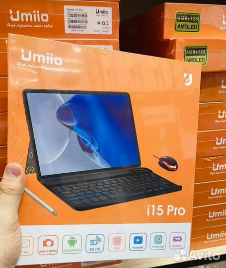 Планшет пк Umiio i15 pro новый 6/128Гб