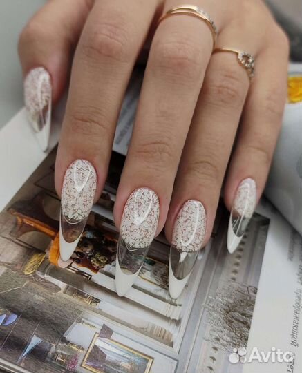 Маникюр/педикюр, покрытие гель-лак, наращивание