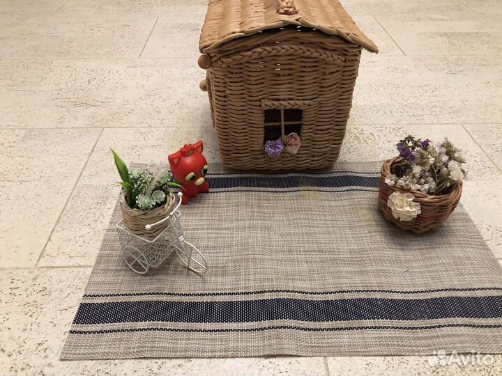 Домик -сундучок плетеный