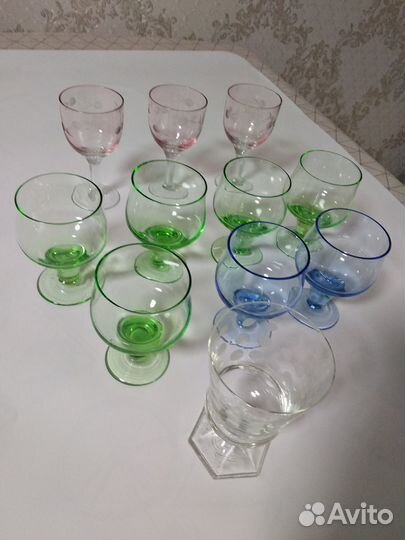 Рюмки из стекла СССР