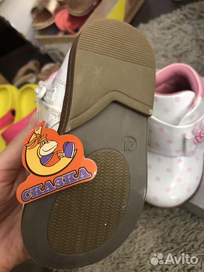 Ботинки для девочки,р-р21