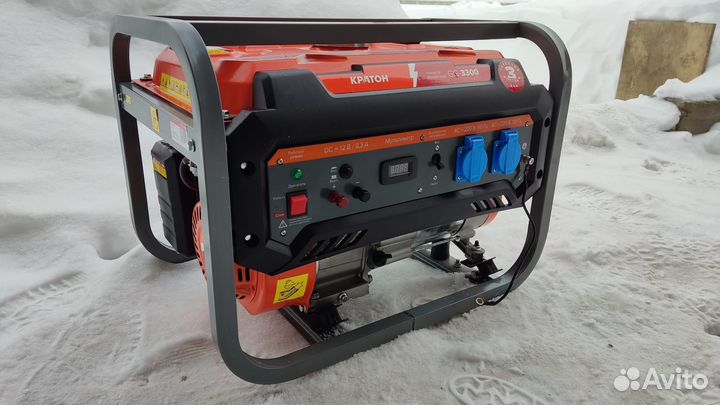 Генератор бензиновый Кратон GG-3300 3кВт