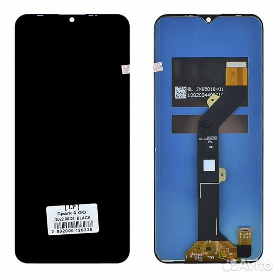 Дисплей Tecno Spark 6 GO/Infinix Hot 10 Lite,копия