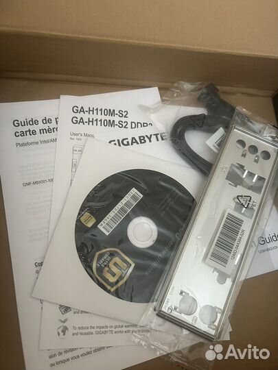 Материнская плата gigabyte H110m-s2 lga1151 DDR4