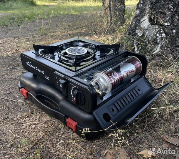 Плитка газовая горелка походная в кейсе