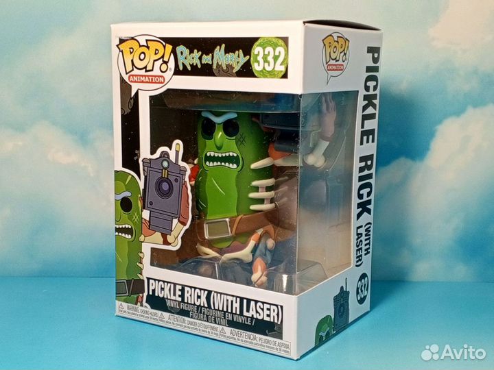 Funko Pop Pickle Rick with laser №332