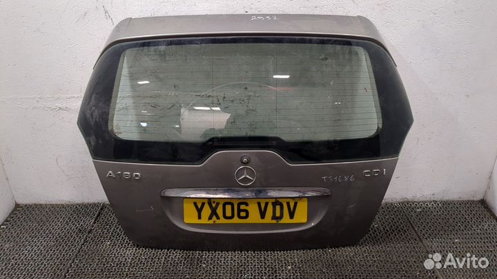 Подсветка номера Mercedes A W169, 2006