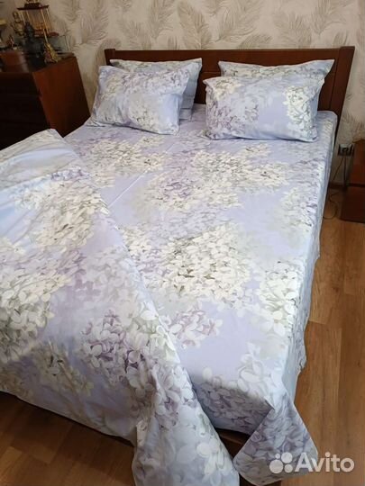 Постельное белье 3D, цветки сирени