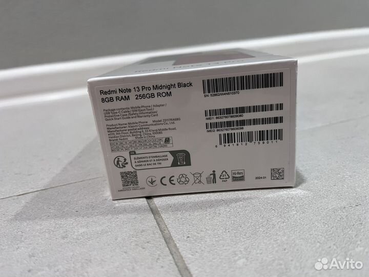 Xiaomi Redmi Note 13 Pro, 8/256 ГБ