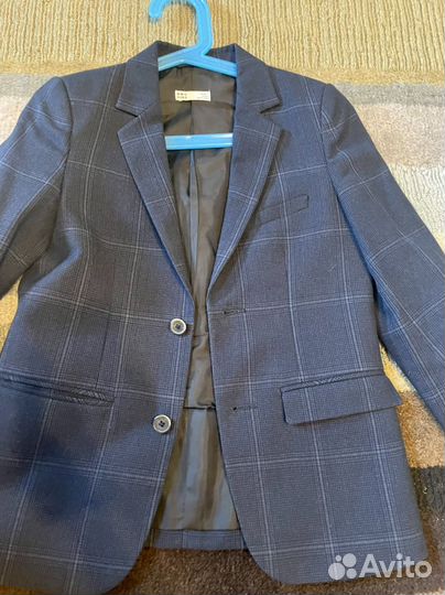 Пиджак школьный для мальчика 122