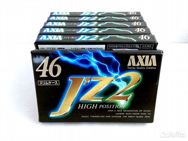 Аудиокассета кассета Axia (Fuji) J'z 2 46 - 1993 г
