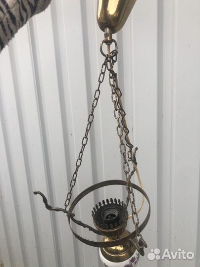 Люстра латунь винтаж