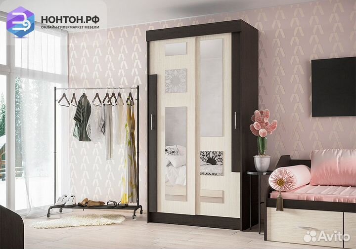 Шкаф-купе Феникс Лайт венге / дуб белфорд