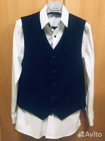 Костюм тройка для мальчика 140