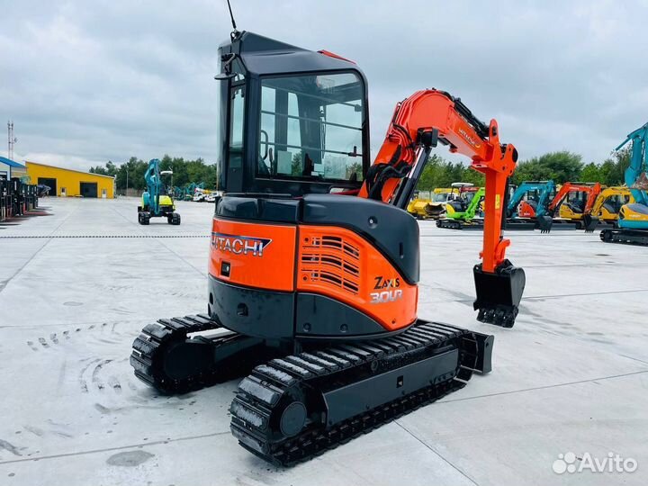 Мини-экскаватор Hitachi ZX30UR, 2018