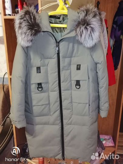 Пуховик женский 50 размер зима