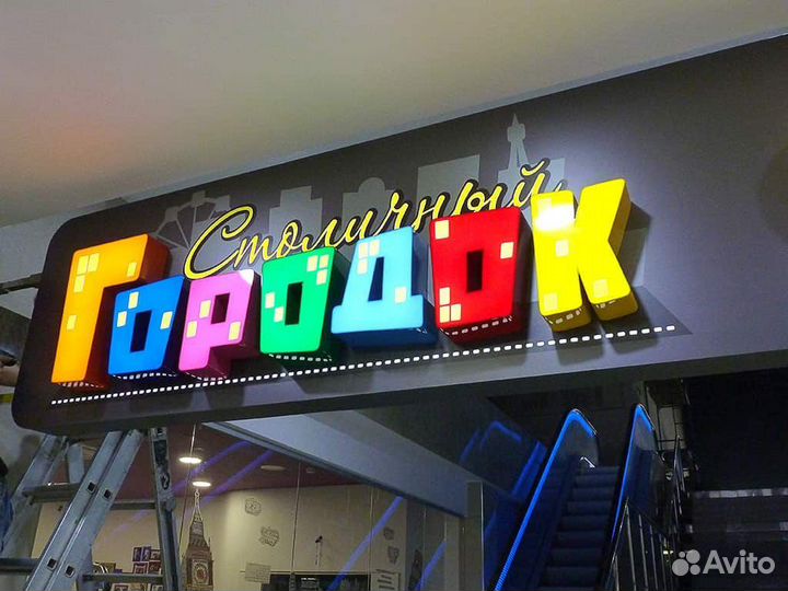 Наружная реклама, вывеска под ключ