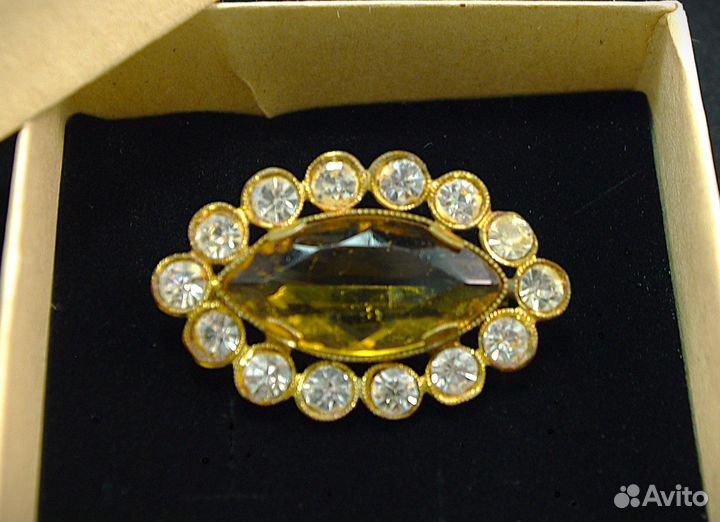 Винтажная брошь Леденец Чехословакия 80гг