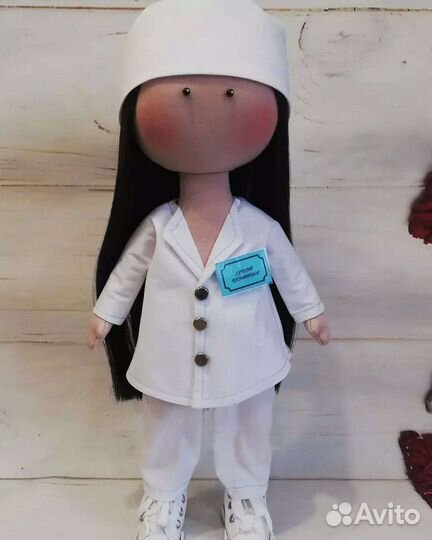 Текстильные куклы Врач