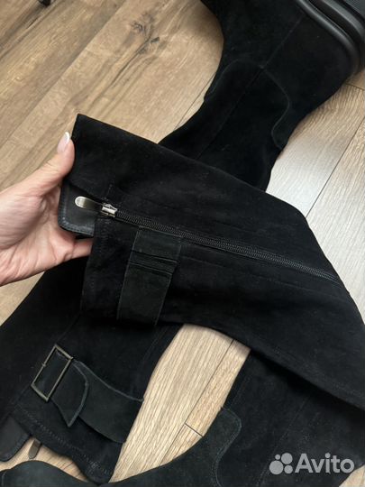 Сапоги зимние ботфорты 38р