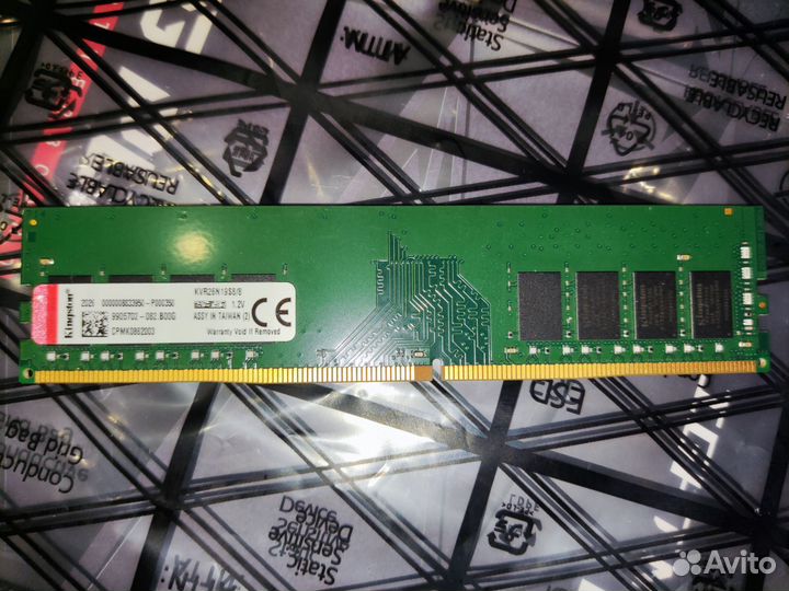 Оперативная память ddr4 Kingston KVR26N19S8