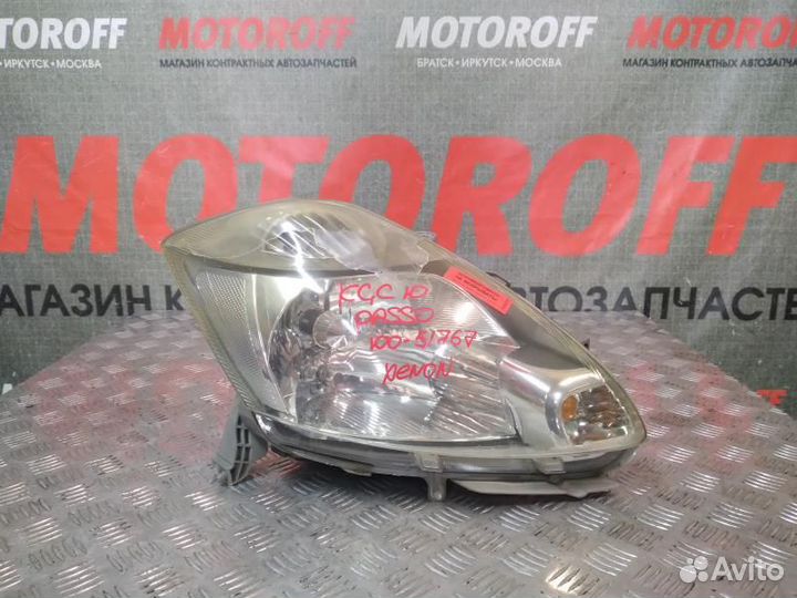 Фара правая Пассо/Бун KGC10 100-51767 ксенон А79