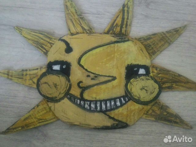 Маски Сандроп и Мундроп из Фнаф 9