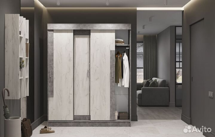 Шкаф Купе Гамма 1.6 м