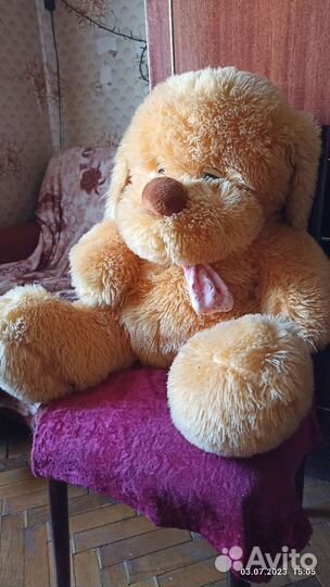 Плюшевая игрушка собака