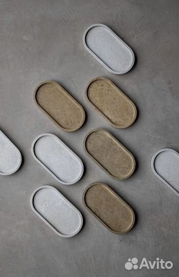 Поднос из цемента