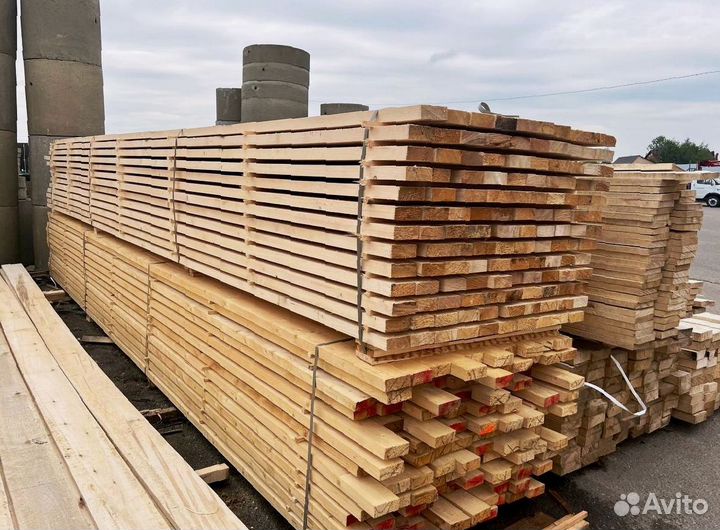Доска сухая строганная