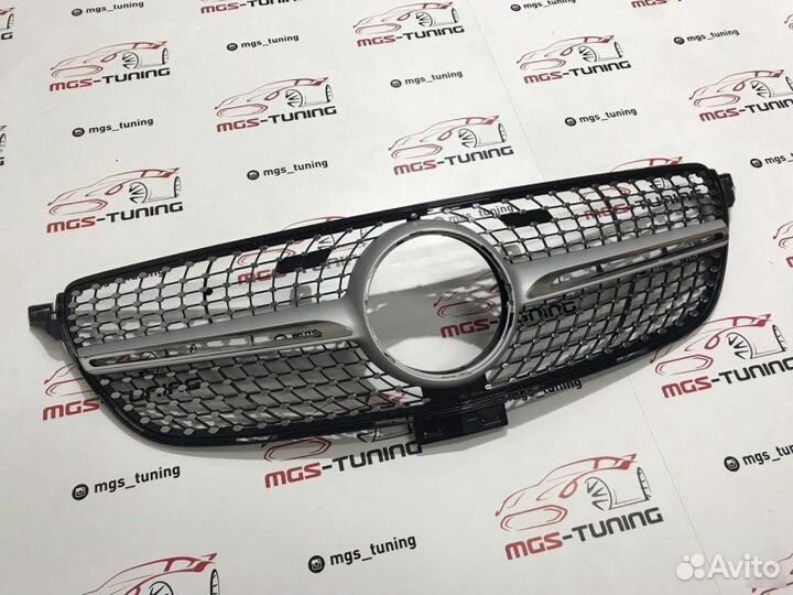 Решетка Mercedes GLE-Coupe c292 Diamond Silver