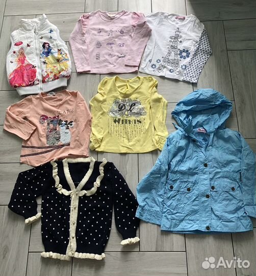 Одежда для девочки (битловки, куртка) р.116-122)