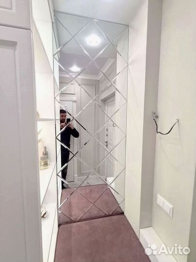 Зеркальная плитка, панно