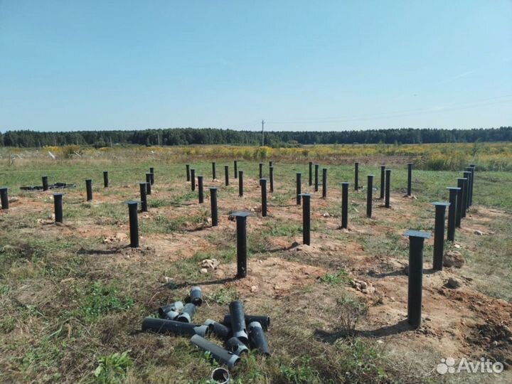 Винтовые сваи под ключ + монтаж