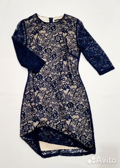 Вечернее платье 44 р из стрейч гипюра